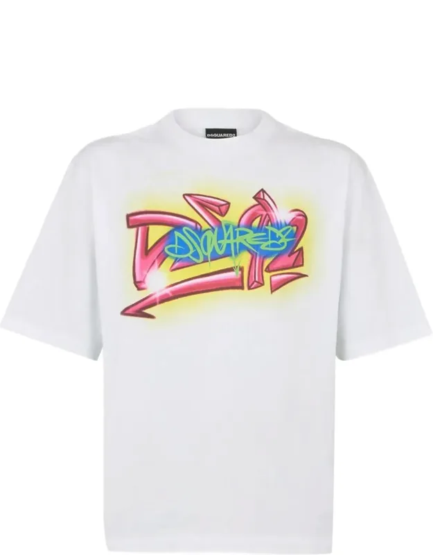 Graphic Print Crew Neck T-shirt