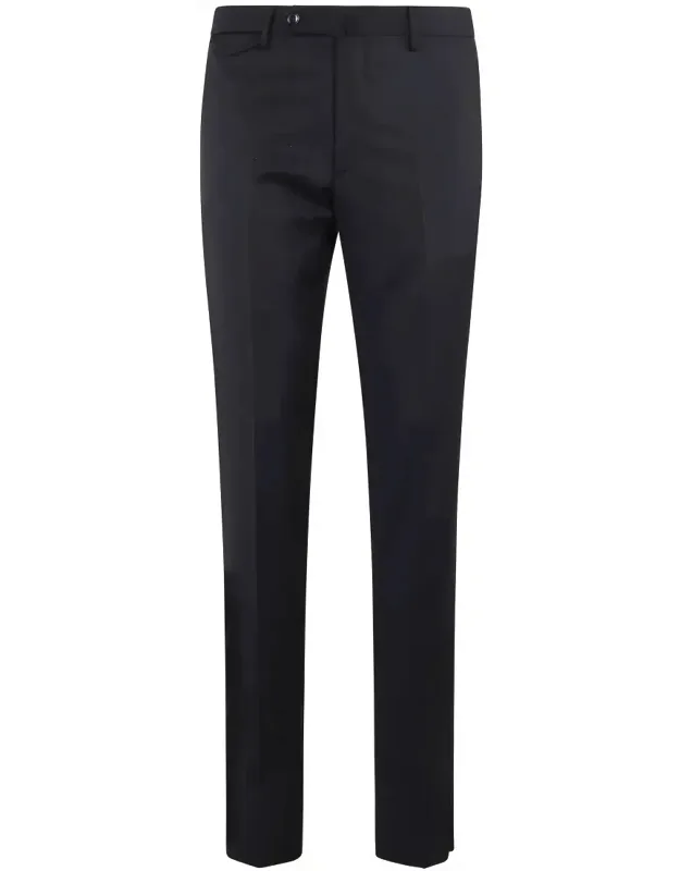 Tapered Virgin Wool Pants