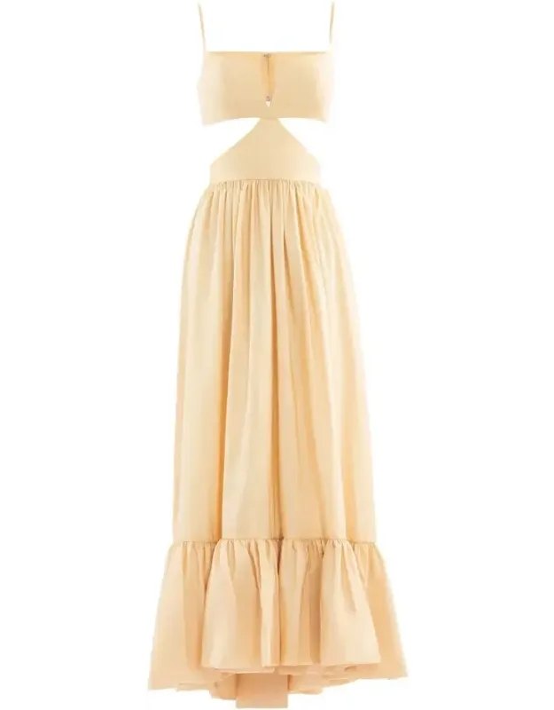 Taffeta Midi Dress