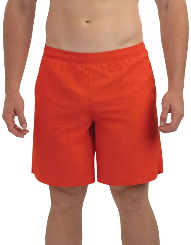 Solid Chlorine Resistant Swim Trunks