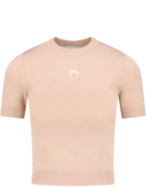Cropped Short-sleeve Sweater