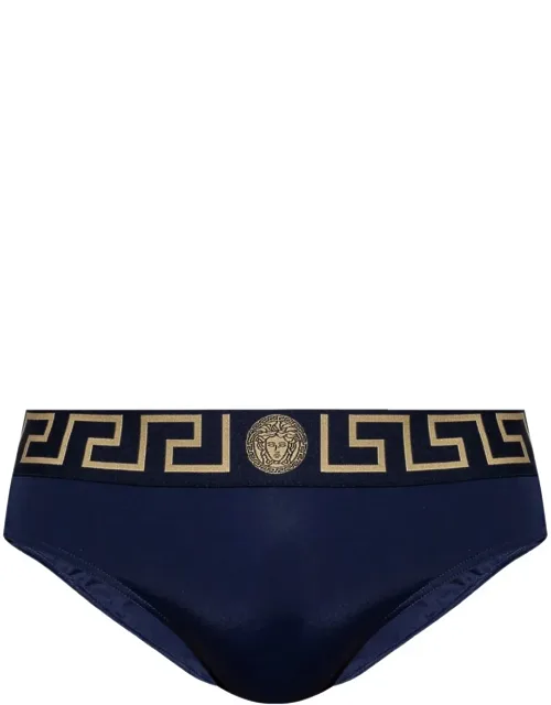 Stretch Cotton Swim Briefs