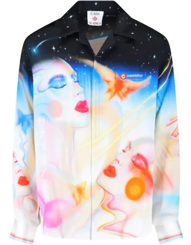 Printed Silk Shirt