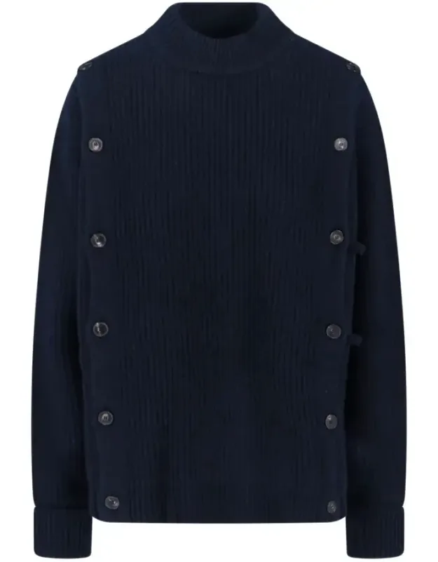 Ribbed Wool And Cashmere Sweater