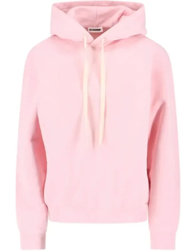 Embroidered Logo Cotton Hoodie