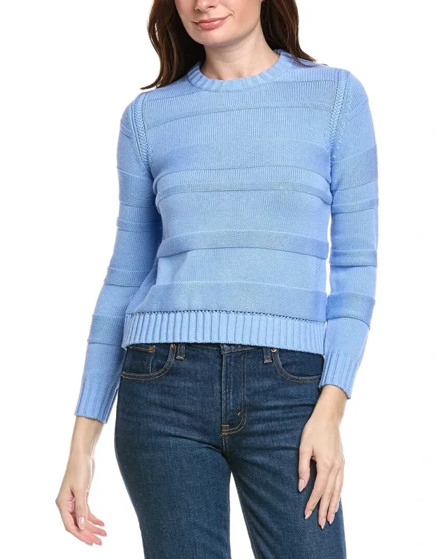 Textured Stripe Pullover