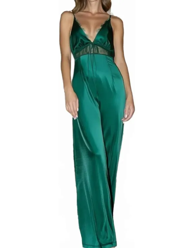 Lace Top Jumpsuit