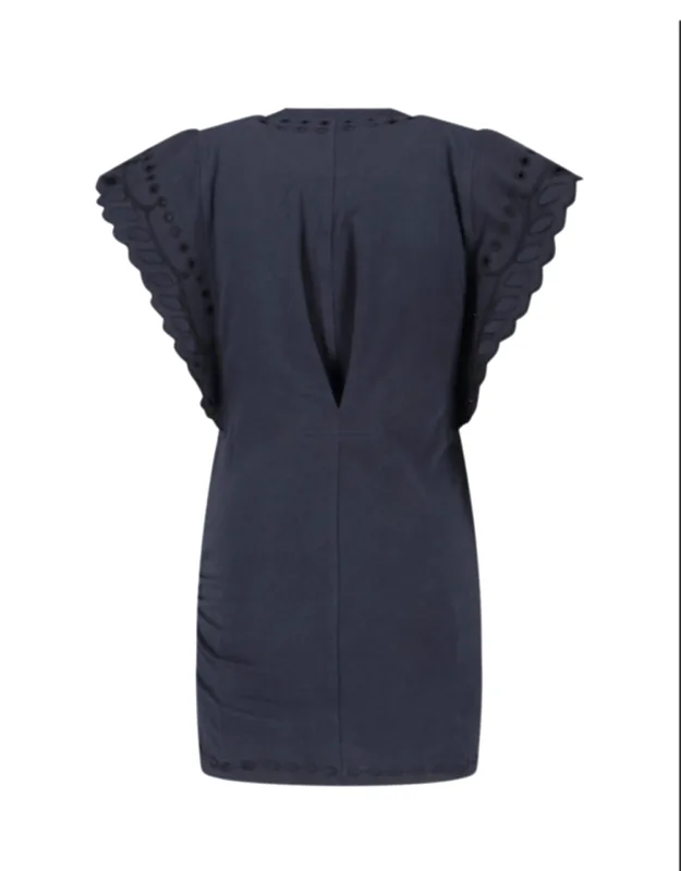 Faded Black Mini Dress