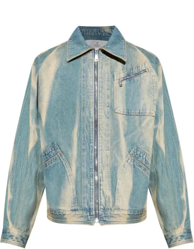 Faded Wash Casual Jacket