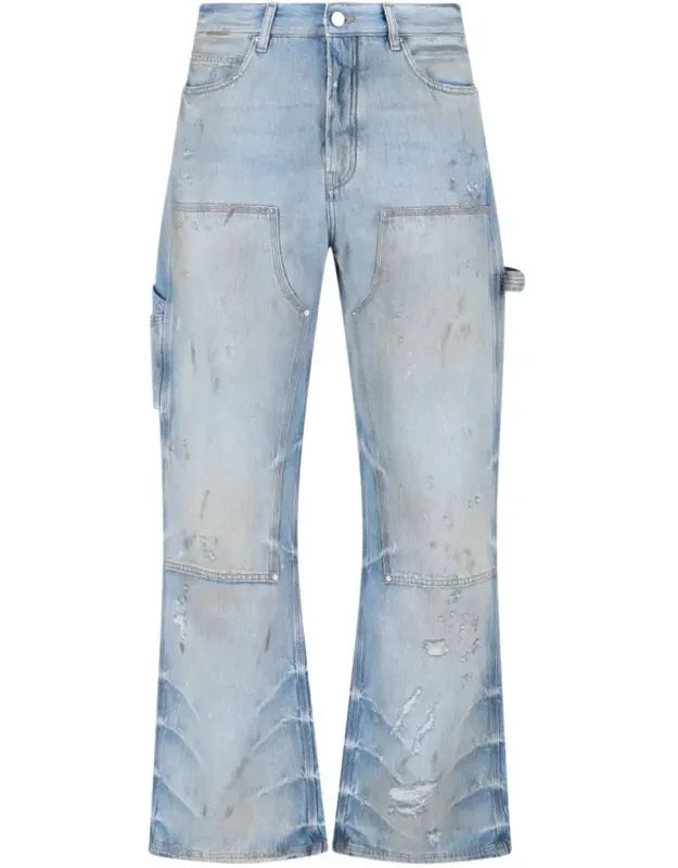 Carpenter Jeans Distressed Flared