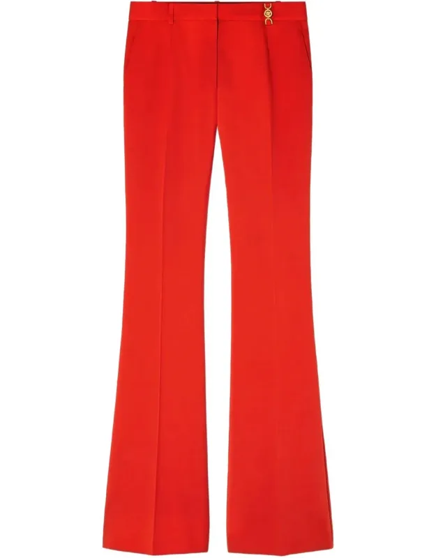 High-waisted Flared Trousers