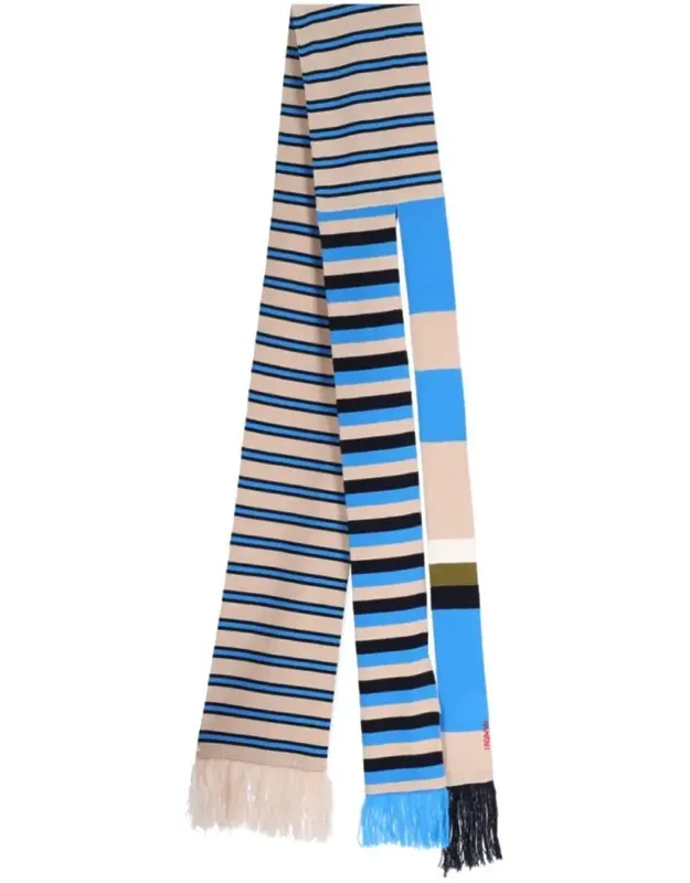 Striped Wool Scarf
