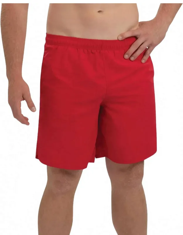 Solid Chlorine Resistant Swim Trunks