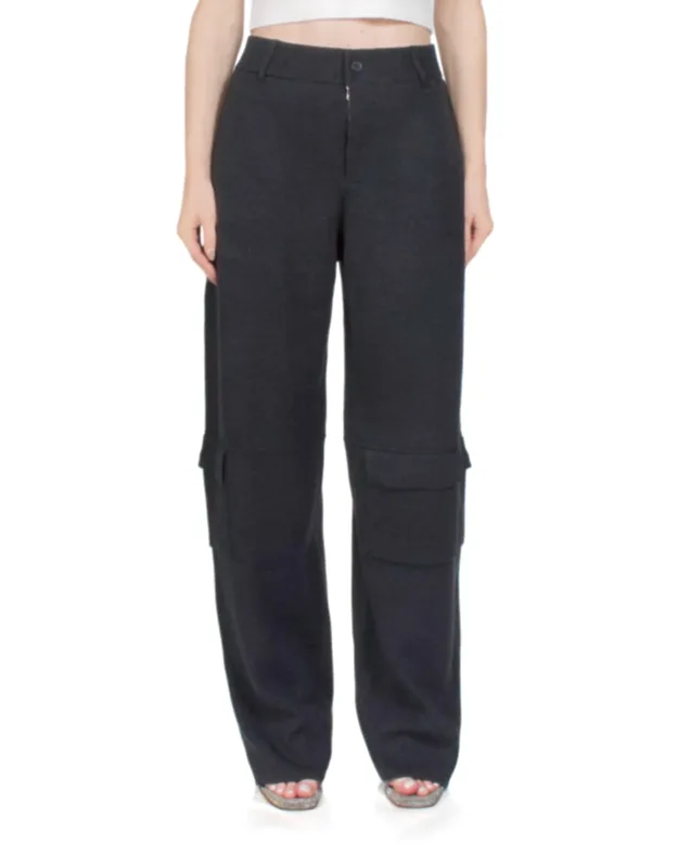 Knit Cargo Pants