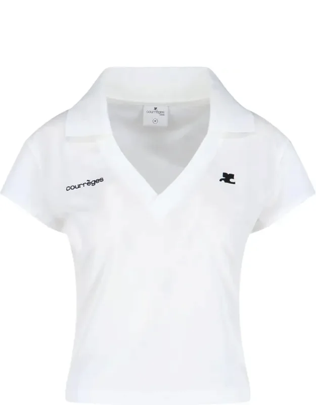 V-neck Polo Shirt