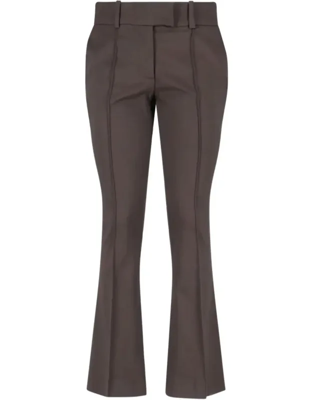 High-waisted Bootcut Trousers