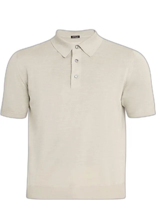Cashmere, Linen, And Silk Polo Shirt