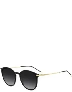 Acetate Sunglasses With Gold-tone Temples