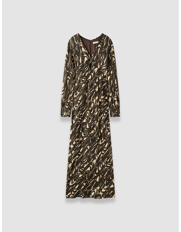 Adore Printed Crinkle Dress