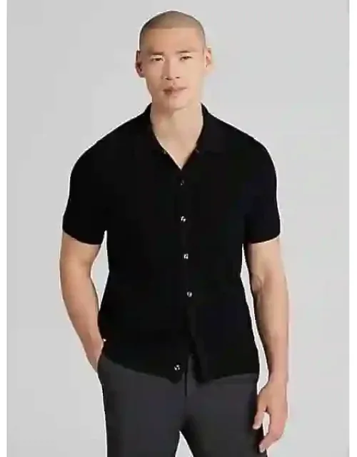 Textured Short Sleeve Sweater
