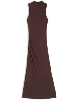 Slim-fit Jersey Dress With Gathered Details