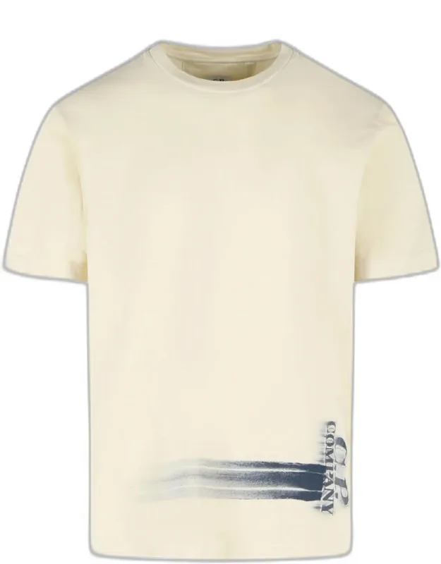 Light Beige Cotton T-shirt