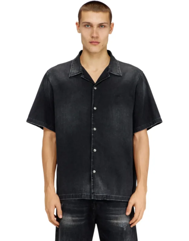 Denim Short-sleeve Shirt
