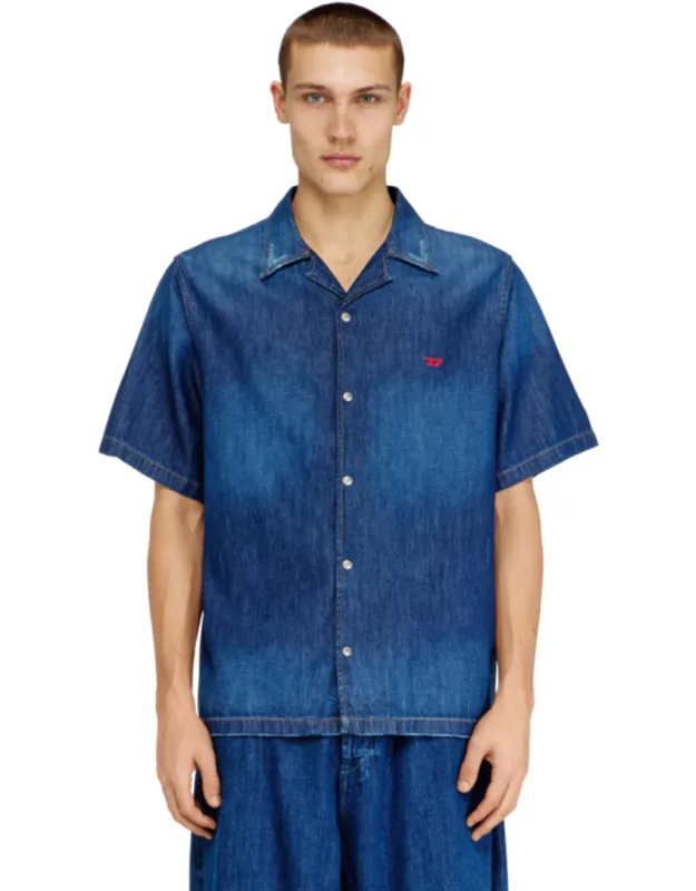Denim Short-sleeve Shirt