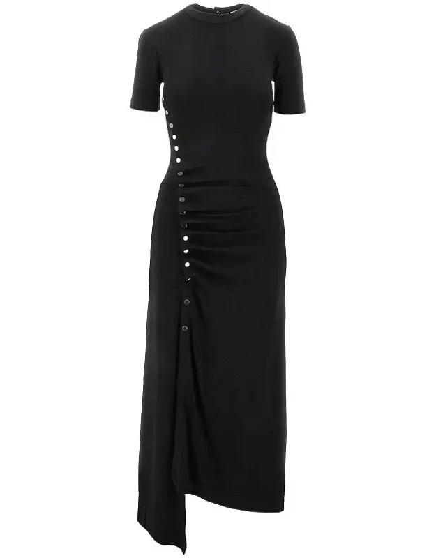 Gathered Jersey Dress