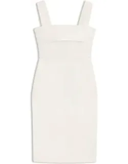 Slim-fit Jersey Dress With Layered Detail