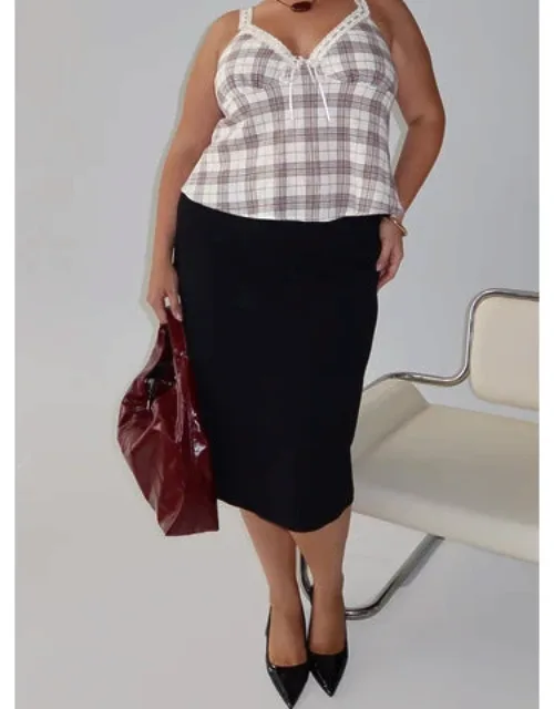 Baseline Rib Midi Skirt