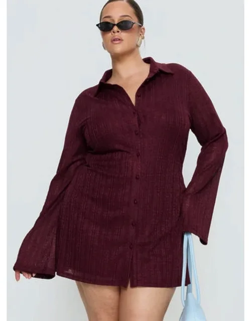 When You Sleep Long Sleeve Mini Dress