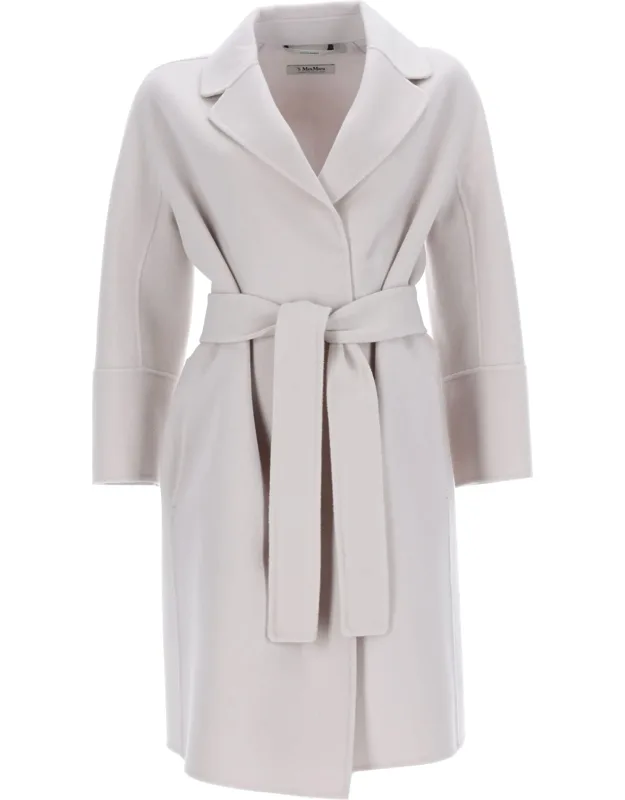 Wool Coat With Belt