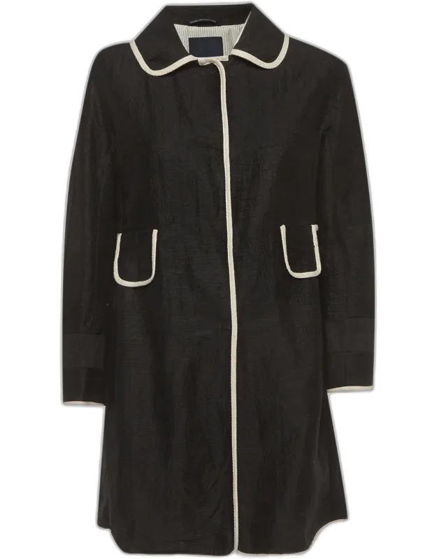 Textured Cotton Coat