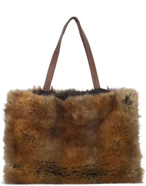 Faux Fur Tote Bag