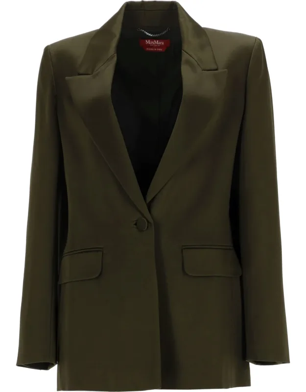 Blazer In Envers Satin