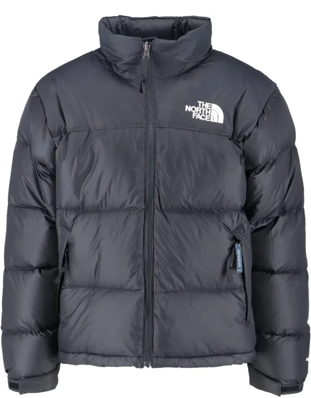'retro Nuptse 1996 Down Jacket With Removable Hood And Adjustable Cuffs'