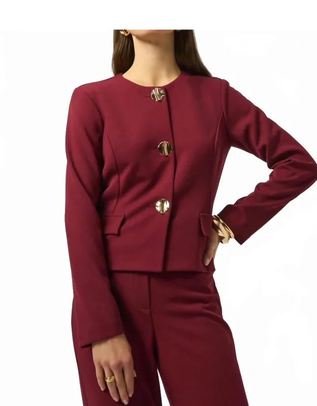 Formal Round Neck Blazer