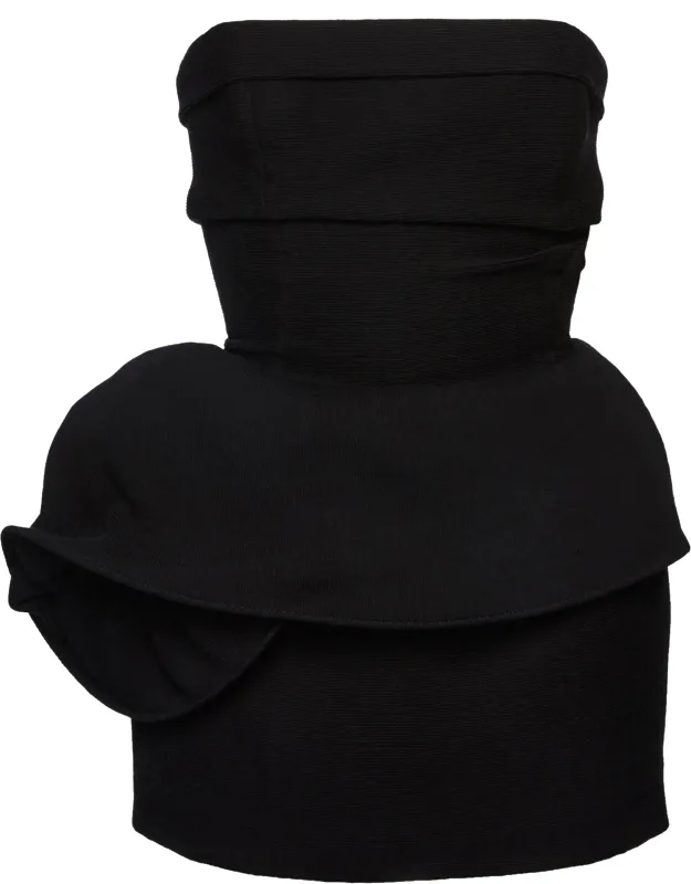 Mini Dress With Drape