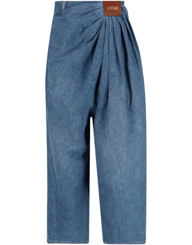 Draped Jeans