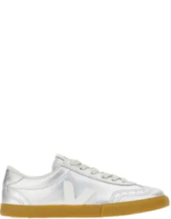 Metallic Leather 'volley' Sneakers
