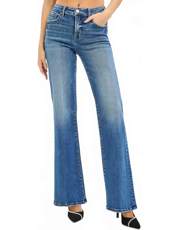 High Rise Wide Flare Jeans
