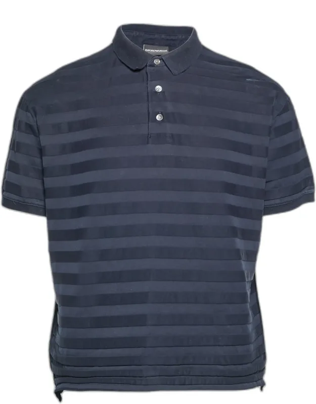 Cotton Knit Polo T-shirt