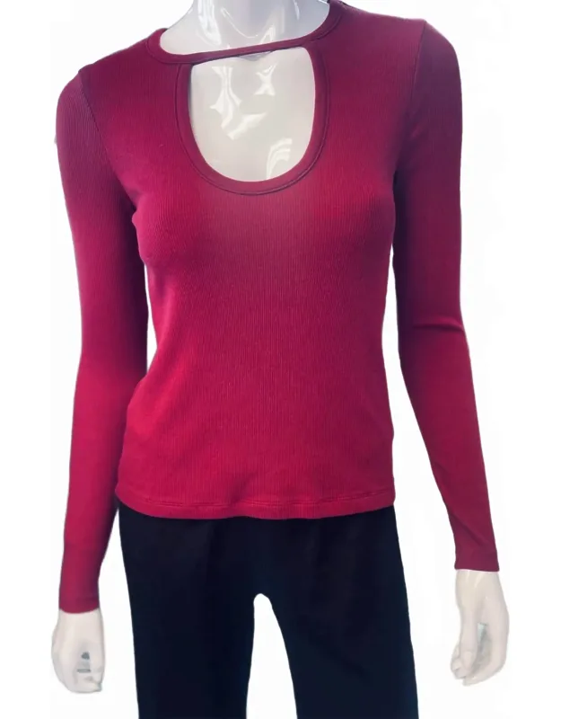 Front Keyhole Tee