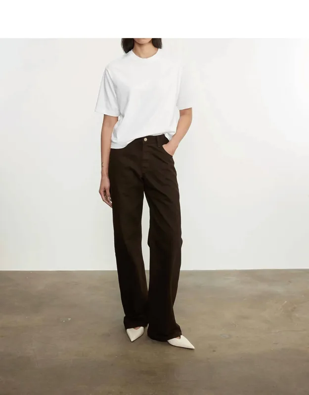 Relaxed Straight Leg Jeans