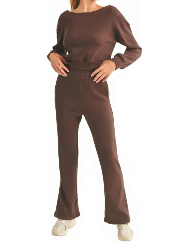 Waffle Knit Lounge Pants