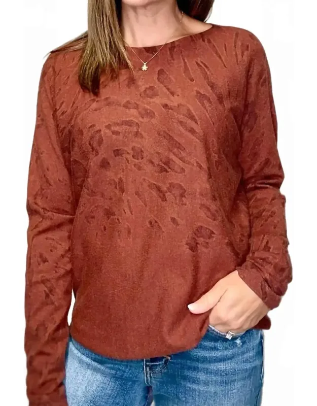 Animal Print Sweater