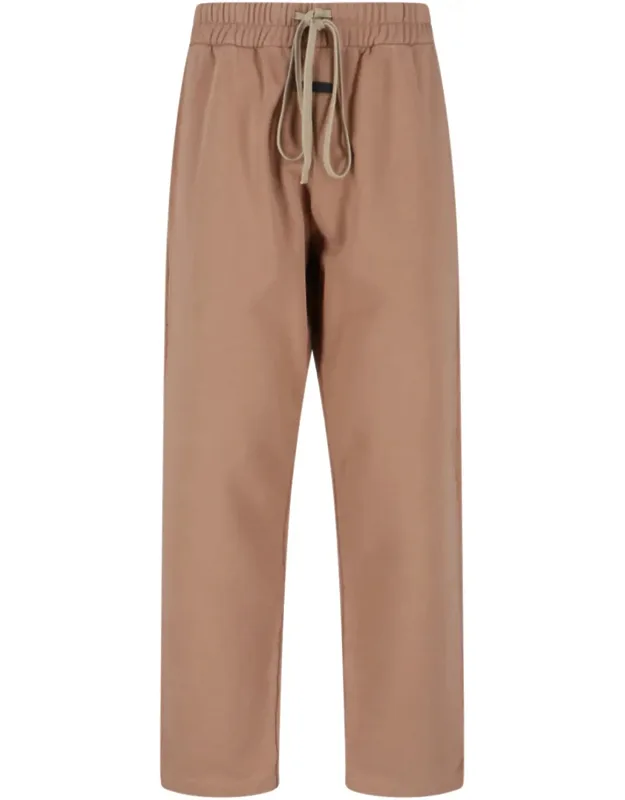 Cotton Elastic Mid-rise Sweatpants