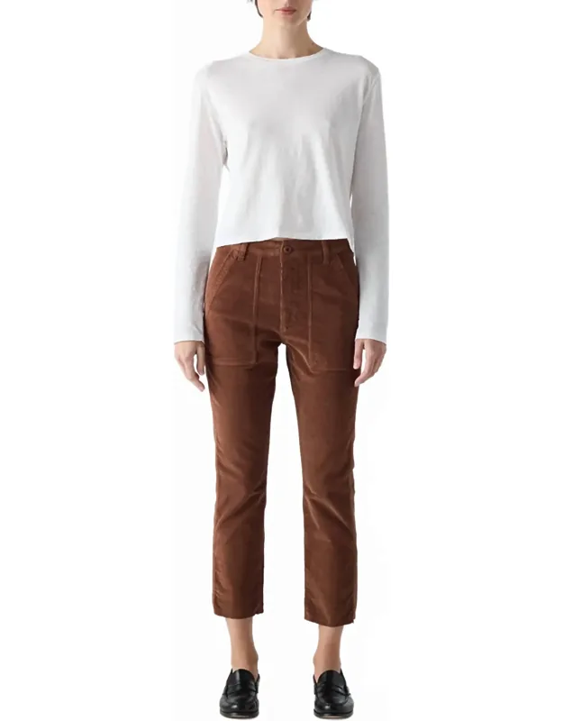 Corduroy Easy Army Trousers
