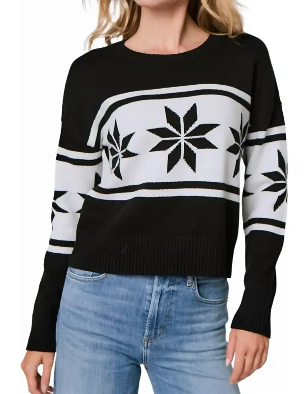 Snowflake Crewneck Sweater